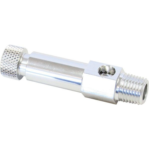 Aeroflow ADJUSTABLE AIR BLEED INJ HAT SILVER EASY TO ADJ AIR MIXTURE
