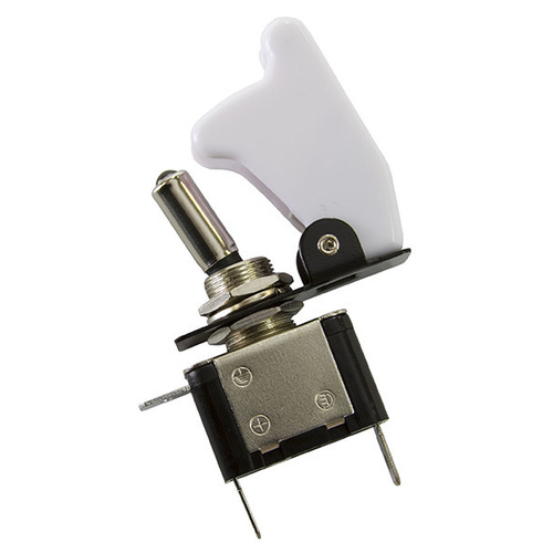 Aeroflow WHITE LED MISSILE SWITCH LED ACTIVATED WHEN ON