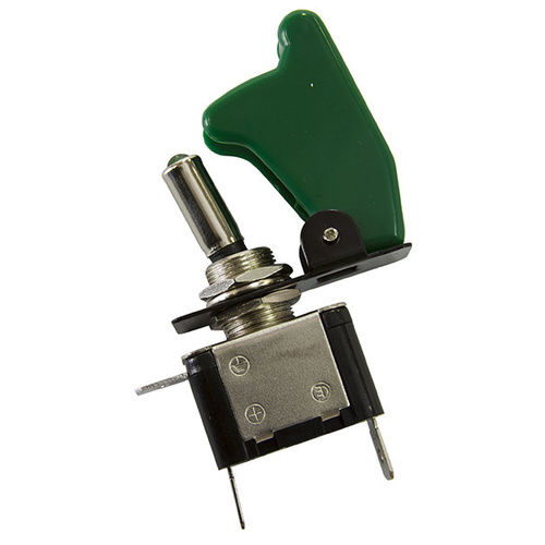 Aeroflow GREEN LED MISSILE SWITCH LED ACTIVATED WHEN ON