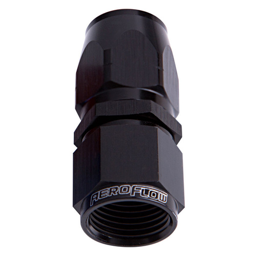 Aeroflow 500 Series Cutter Hose End -04AN Female to -04AN Hose Straight Black AF501-04BLK