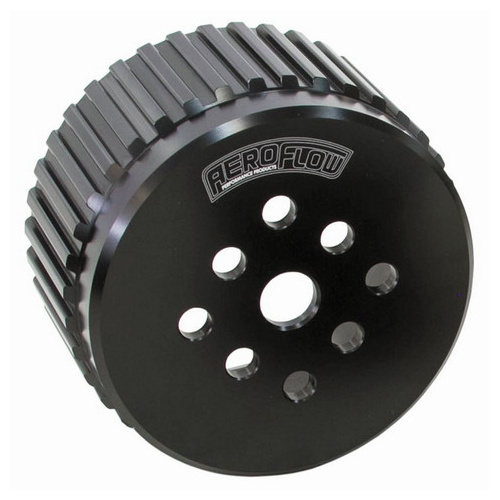 Aeroflow Water pump Gilmer Drive pulleyanodised BLACK SBC/BBC All