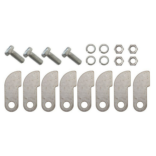 Aeroflow merge collector tabs with bolt8 x tabs and 4 x bolt and nuts