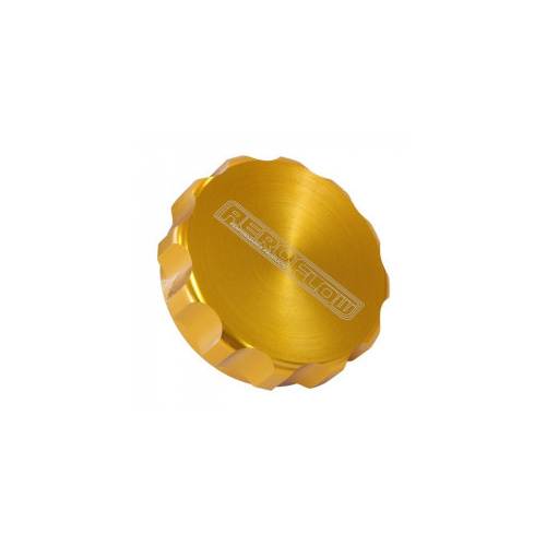 Aeroflow REPLACEMENT BILLET CAP SUITS -40 BASE GOLD ANODISED