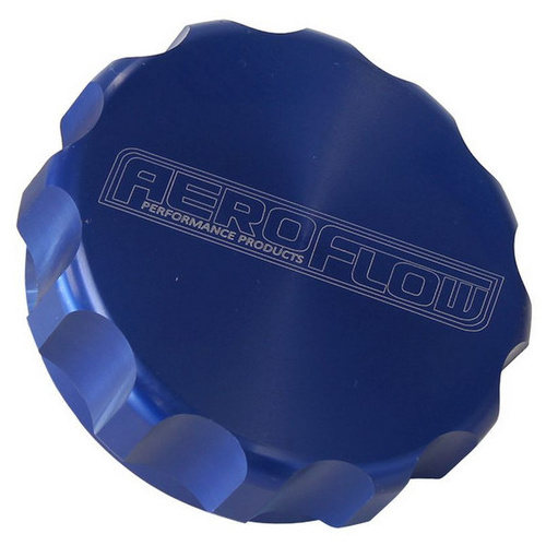 Aeroflow REPLACEMENT BILLET CAP SUITS -48 BASE BLUE ANODISED