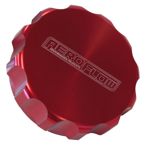 Aeroflow REPLACEMENT BILLET CAP SUITS -48 BASE RED ANODISED