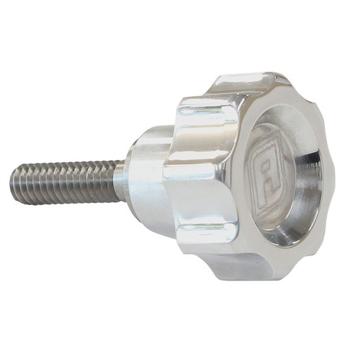 Aeroflow Polished bottle bracket nut suits AF6400