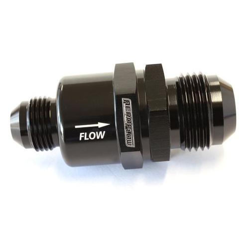 Aeroflow CHECK VALVE INLINE -12 TO -8ANBLACK / ONE WAY VALVE STEPPED
