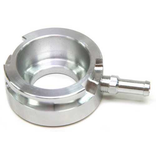 Aeroflow BILLET RADIATOR NECK WELD ON RAW FINISH LARGE CAP 42MM ID