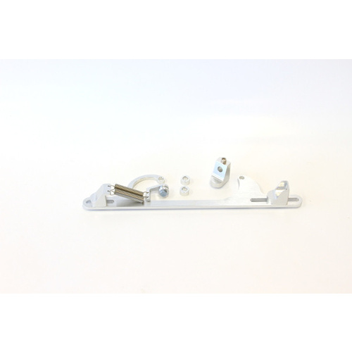 Aeroflow BILLET THROTTLE CABLE BRACKET SILVER SUITS 4150 STYLE