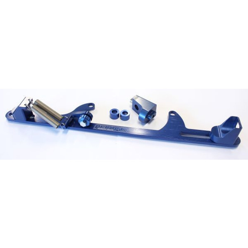Aeroflow BILLET THROTTLE CABLE BRACKET BLUE SUITS 4500 STYLE
