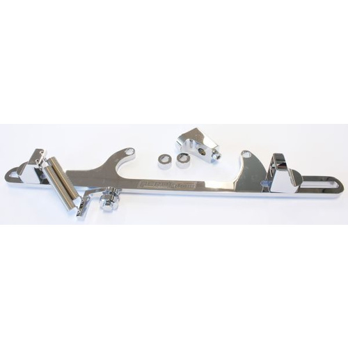 Aeroflow BILLET THROTTLE CABLE BRACKET CHROME SUITS 4500 STYLE