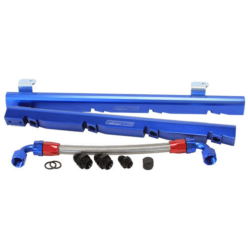 Aeroflow Holden 5L EFI Rail kit Blue