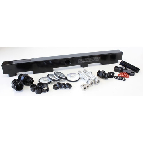 Aeroflow Fuel Rail Kit Suit SR20 red top Black color