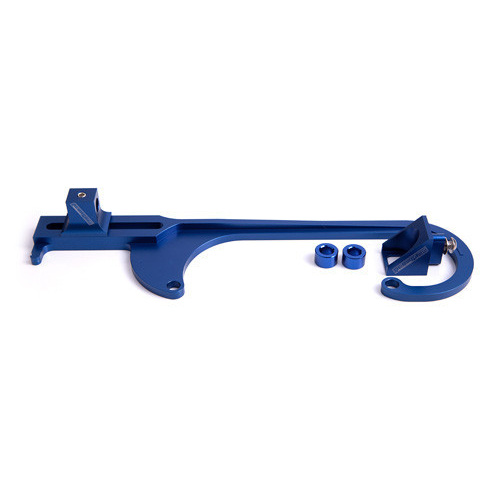 Aeroflow BILLET THROTTLE CABLE BRACKET BLUE SUITS 4150 STYLE CARBS