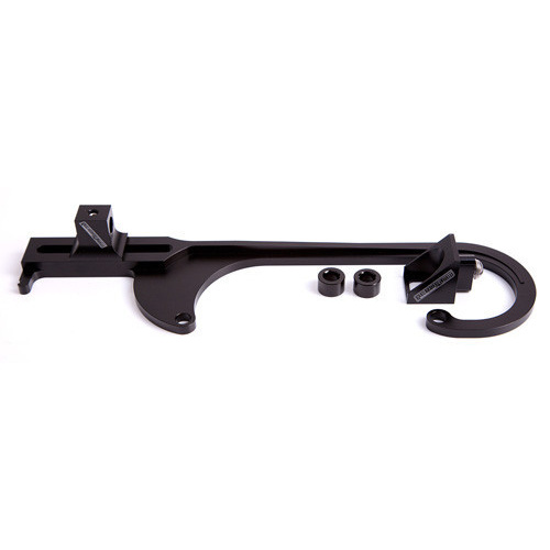 Aeroflow BILLET THROTTLE CABLE BRACKET BLACK SUITS 4150 STYLE CARBS