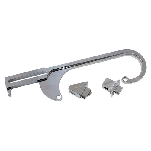 Aeroflow BILLET THROTTLE CABLE BRACKET CHROME SUITS 4150 STYLE CARBS