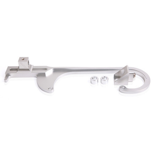 Aeroflow BILLET THROTTLE CABLE BRACKET SILVER SUITS 4150 STYLE CARBS