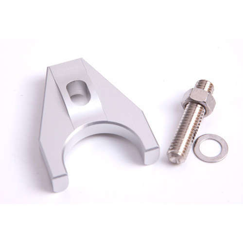Aeroflow BILLET DISTRIBUTOR HOLD DOWN SILVER BRACKET SUITS ALL CHEV