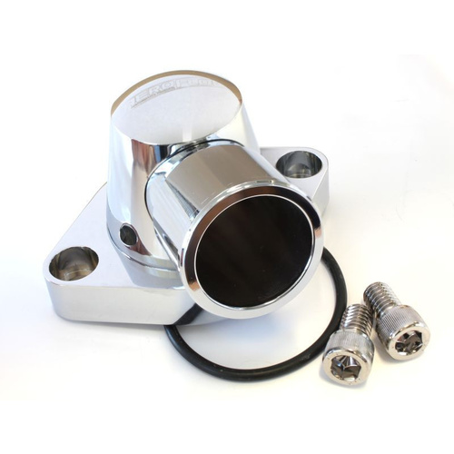 Aeroflow BILLET THERMOSTAT HOUSING CHROME SWIVEL SBC BBC