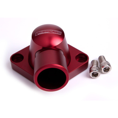 Aeroflow BILLET THERMOSTAT HOUSING RED SWIVEL SBC BBC