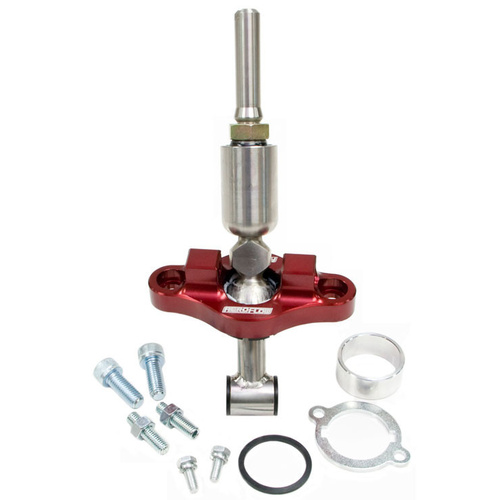 Aeroflow BILLET SHORT SHIFTER 6 SPEED RED BASE SUIT VE HOLDEN V8