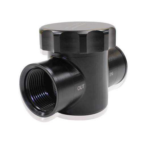 Aeroflow BILLET RADIATOR FILTER BLACK FIT TO RADIATOR HOSE Hoses Aeroflow 64-2043
