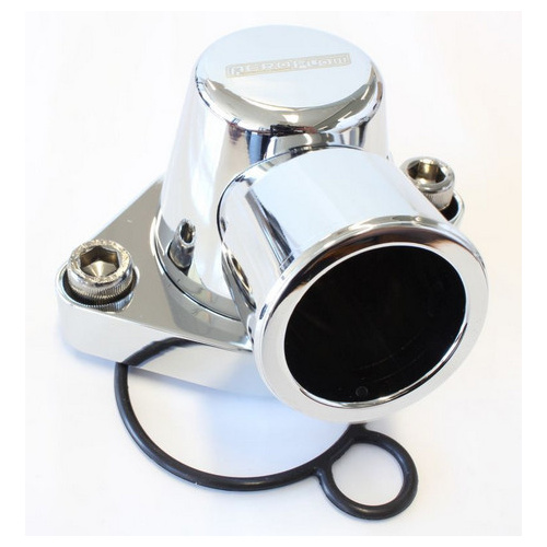 Aeroflow 253 308 HOLDEN THERMOSTAT HOUSING CHROME NO HEATER SWIVE