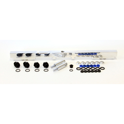 Aeroflow Fuel Rail Kit suits Toyota 2JZsuits 14MM injectors POLISHED