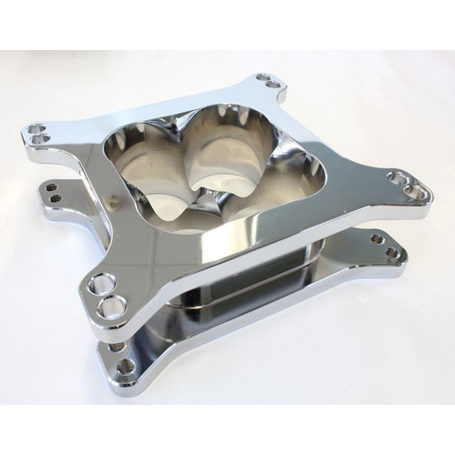 Aeroflow VELOCITY CARB SPACER 2'' 4150 BOLT ON HORSEPOWER SQUARE BORE