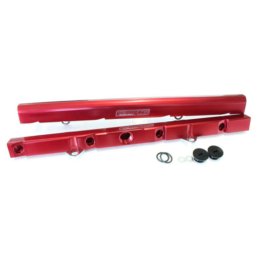 Aeroflow FORD WINDSOR EFI RAIL KIT RED