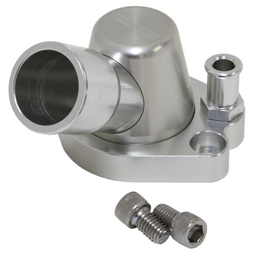 Aeroflow 253 308 HOLDEN THERMOSTAT HOUSING SILVER W/HEATER SWIVEL
