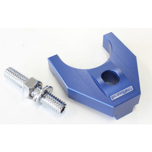 Aeroflow BILLET DISTRIBUTOR HOLD DOWN BLUE LARGE V2 WINDSOR & 351C