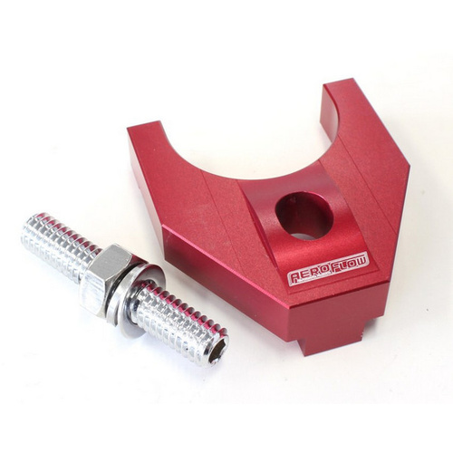 Aeroflow BILLET DISTRIBUTOR HOLD DOWN RED LARGE V2 WINDSOR & 351C
