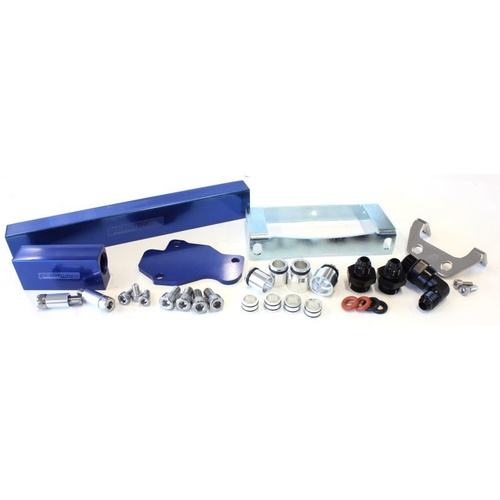 Aeroflow ROTARY FUEL RAIL KIT SERIES 6 7 & 8. MAZDA RX7 BLUE