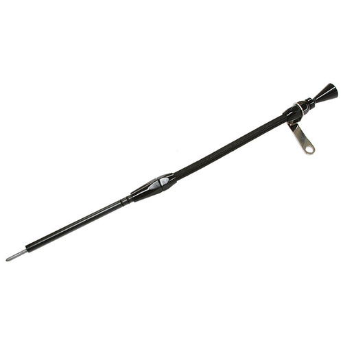 Aeroflow SB CHEV ENGINE DIPSTICK LATE MODEL DRIVERS SIDE BLACK