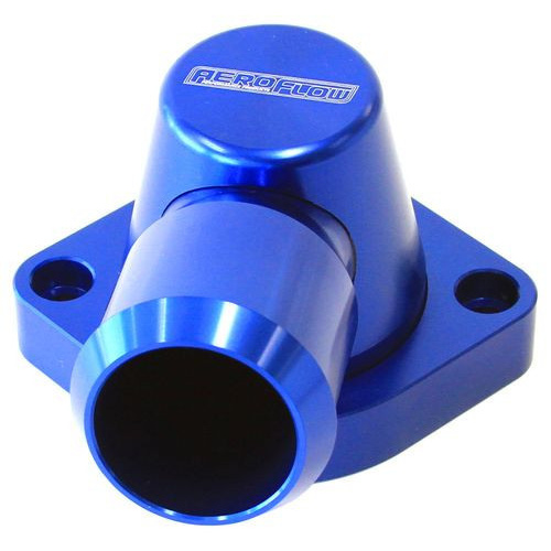 Aeroflow BILLET THERMOSTAT HOUSING BLUE SWIVEL LS3 ONLY