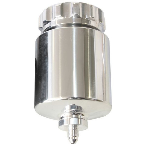Aeroflow UNIVERSAL CLUTCH BRAKE MASTER REMOTE BILLET RESERVOIR POLISH