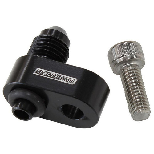 Aeroflow HOLDEN / CHEV LS WATER CROSS- OVER ADAPTER -4AN MALE NIPPLE