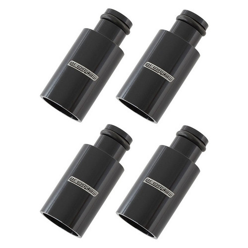 Aeroflow ID INJECTOR ADAPTER LONG SUIT 11MM FUEL RAIL BLACK 4pk
