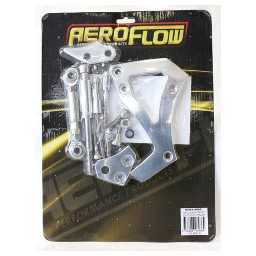 Aeroflow BILLET ALT BRACKET FORD CLEV DRIVERS SIDE MID MOUNT