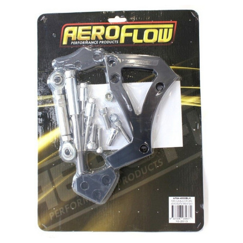 Aeroflow BLACK ALT BRACKET FORD CLEV DRIVERS SIDE MID MOUNT