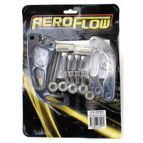 Aeroflow BLACK SBC SUIT MID MOUNT PSTEEPUMP L/SIDE-LONG PUMP BRACKET