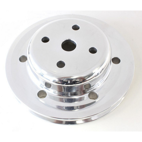 Aeroflow BILLET WATER PUMP V PULLEY HOLDEN V8 HQ-WB POLISHED