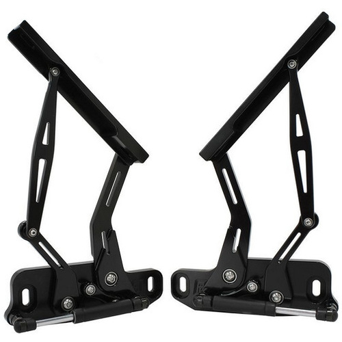 Aeroflow BILLET BONNET HINGE KIT BLACK HQ-WB HOLDEN LH-UC TORANA New