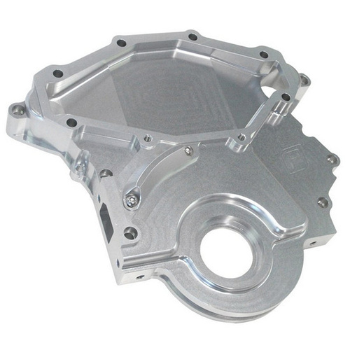 Aeroflow HOLDEN 304 308 BILLET TIMING COVER ACCEPTS MECH FUEL PUMP