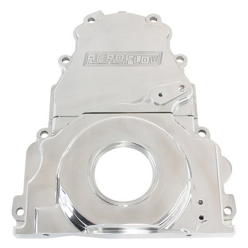 Aeroflow HOLDEN / CHEV LS BILLET 2 PIECTIMING COVER POLISHED