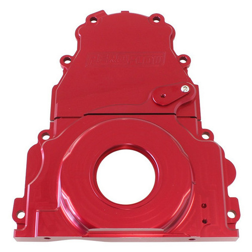 Aeroflow HOLDEN / CHEV LS BILLET 2 PIECTIMING COVER RED