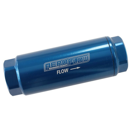 Aeroflow AEROFLOW PRO FILTER 40 MICRON BLUE FEMALE -8 ORB 1.25'' x3.5''