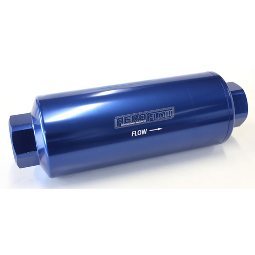Aeroflow AEROFLOW PRO FILTER 60 MICRON BLUE FEMALE -12 ORB 2.4'' x 7''