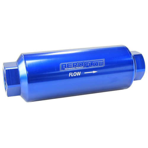 Aeroflow AEROFLOW PRO FILTER 100 MICRONBLUE FEMALE -12ORB 2'' x 5.5''